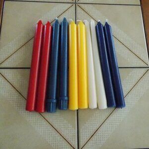 Bundle of 10 (10" long) taper candles
